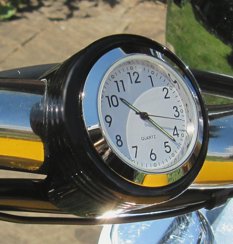 British Made 1" Darkside Freeway Grooved Bar Casing with White Clock