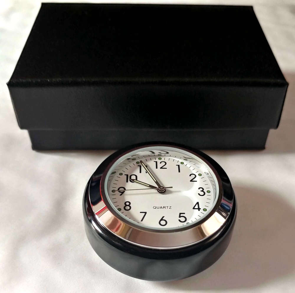 New British Made Smooth Royal Enfield ® Stem Nut Clock 